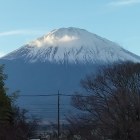 本丸より富士山を眺望