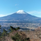 二の郭から富士山を眺望