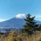 三の郭から富士山を眺望
