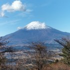 足柄古道より富士山を眺望