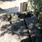 矢穴の跡