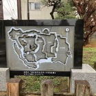 入口付近にある地図