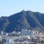 山頂部から岐阜城の眺め