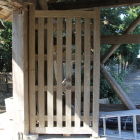 撰要寺山門の透かし扉