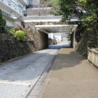 西出曲輪への隧道と周辺石垣