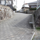 遺構の城坂は陣屋の南西辺り