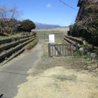 北曲輪(左)横から北に下る堀