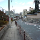 南総構堀跡（真田丸から大坂城方面）