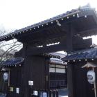 関所の冠木門