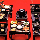 ①	安土城での饗応膳