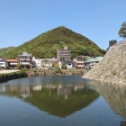三原城天主台と桜山