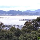 ⑩	摠見寺から見た琵琶湖