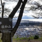 ⑨	佐和山城本丸より見た彦根城と琵琶湖