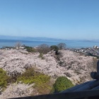 ⑧	天守最上階より見た琵琶湖