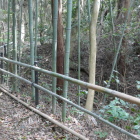 三郭と二郭の間の堀と土橋