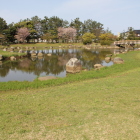 大野湊緑地公園の回遊式庭園