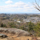 物見岩と豊田市街および尾張の眺望