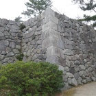 本丸上段北西の石垣