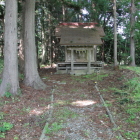 ２郭に鎮座する白山神社、白鳥神社？