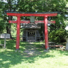 １郭北東の愛の神社愛宕神社鎮座