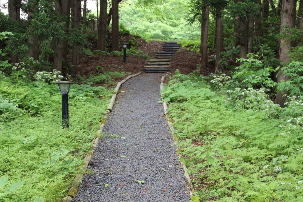 曲輪への登城虎口