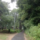 滝宮公園の遊歩道