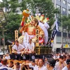 ①	西流れ（櫛田神社前）