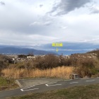 ⑦	熊野神社より眺めた新府城の方向