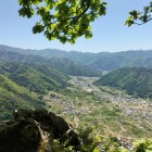 登城途中の眺望(上田方向)