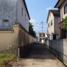 恐らく堀跡の道路