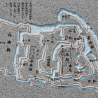 川越城図