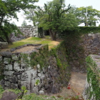 小天守跡から大天守跡