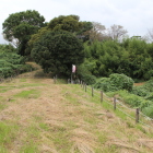 高見より二の丸と本丸方向を見る