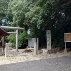 二郭に建つ香西神社