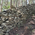 本丸下　登り石塁　原型が完全に遺る箇所