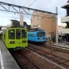 ⑨乗換の八日市駅で見た近江鉄道電車