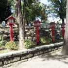 ⑥茨木神社周辺に石垣