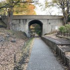 二の丸堀跡（鉄道跡）