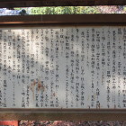 社殿横の神社・城の説明