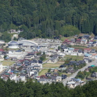 道の駅が見える