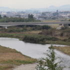 飛山城よりLRTコンクリート架橋