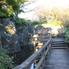 南虎口東側模擬石垣と通路木橋