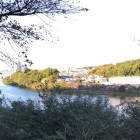 ⑦	紫式部が石山寺から見た景色