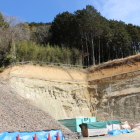 登城路は手摺沿い、南が削られている