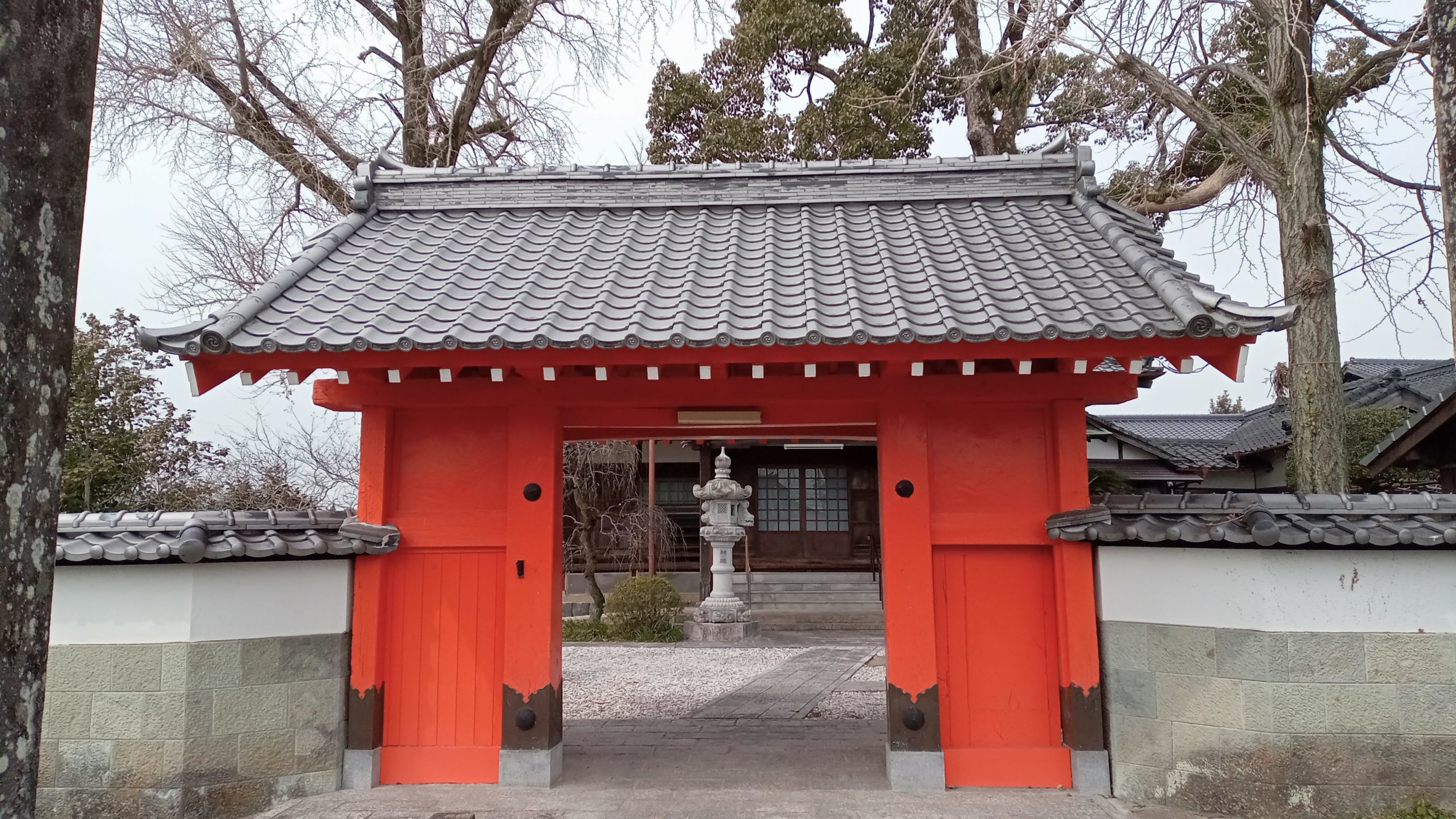 願行寺山門(伝常広城移築門)