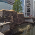 常盤橋門跡（石積みが異なる）