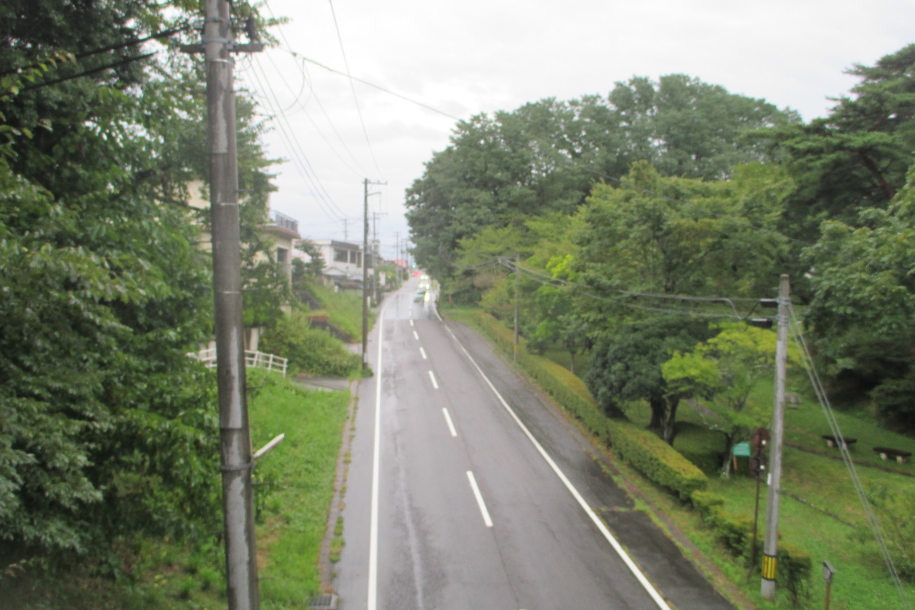 翠橋より　かつての堀か？