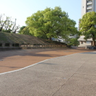 主郭部西側の南側堀と土塁