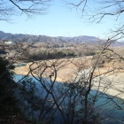 伝御殿曲輪から見た荒川