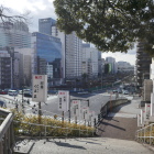 高台にある